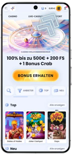 Einzahlung auf Ihr Konto bei Casino Lab