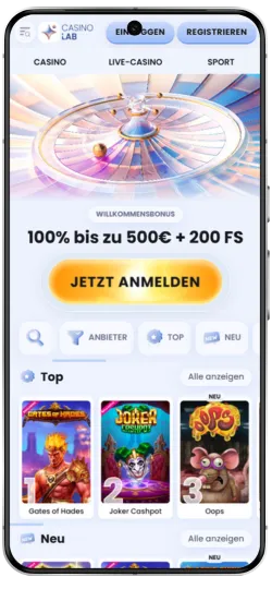 Die offizielle Seite von Casino Lab